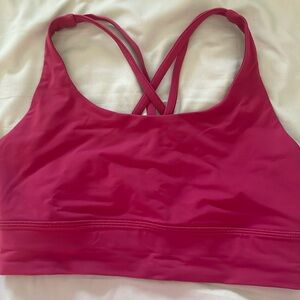 lululemon Energy bra long line, size 8